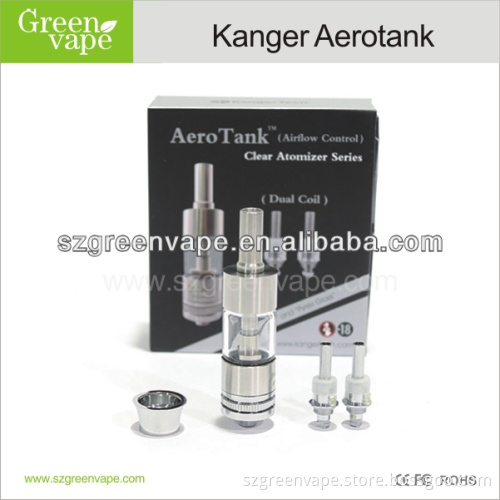 2014 Original Kangertech Ecig Glass Atomizer Vaporizer Kanger Aero Tank in big stock and fast shipping